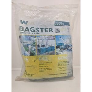 Waste Management Bagster Dumpster in a Bag 3,300 lb Capacity New Sealed